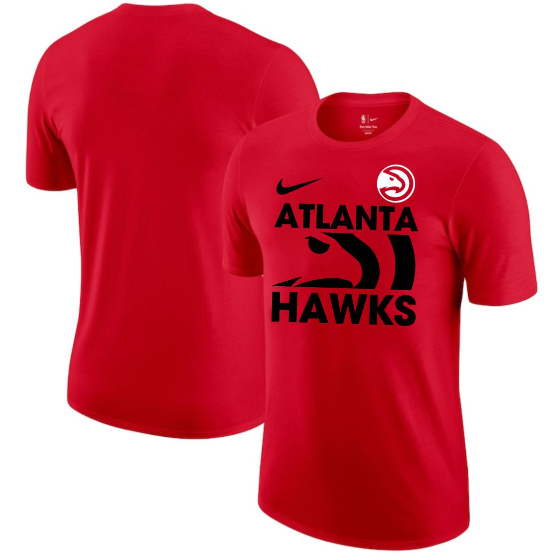 Men 2025 NBA Atlanta Hawks Red Nike T shirts style 1